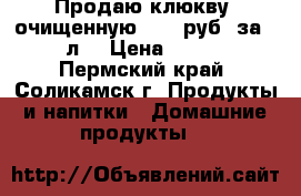 Продаю клюкву, очищенную. 100 руб. за  1л. › Цена ­ 100 - Пермский край, Соликамск г. Продукты и напитки » Домашние продукты   